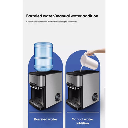 Hicon 3 in 1 Water Dispenser 25YLR Hot / Cold Ice Cube Maker Hot Cold Water Desktop Water Heater